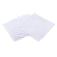 thumbnail image 4 of 22 piece Mujeres Hombres Pañuelos de Pañuelos de Bolsillo Lavables Suaves Pañuelos Cuadrados Yuyangstore Pañuelo de algodón para hombre, 4 of 8