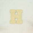 thumbnail image 3 of Package of 1, 14 Inch X 1/2" Thickness Baltic Birch Wood Letter H in The Collegiate Font, Thick for Art & Craft Project, Made in USA, 3 of 4