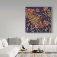 thumbnail image 3 of Trademark Fine Art 'July Garden Trio III Indigo' Canvas Art by Silvia Vassileva, 3 of 3