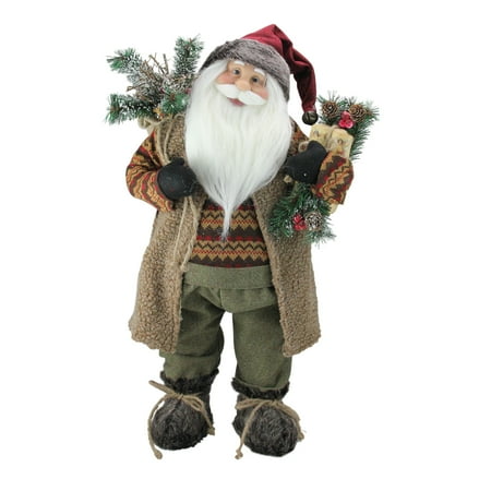 24 Country Rustic Standing Santa Claus Christmas Figure Walmart Canada