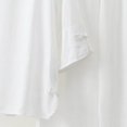 thumbnail image 4 of BaoFuBaoMei Rayon Pajamas for Women 2 Piece Plus Size Crew Neck Short Sleeve Top and Pants Sleepwear Solid Relaxed Fit Comfy Lounge Set, 4 of 5