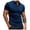 Navy, variant on Mens Work Shirt Code foreign Trade Fashion Solid Color Short Sleeve Beach Vacation Clothes for Men,Black,XL