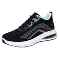 thumbnail image 2 of IEMIEMIEM Women's Breathable Mesh Walking Shoes Cushioned Platform Casual 2026 New Sneakers for Women Everyday Comfort Slip Resistant Shoes for Spring Summer Black 7 Wide, 2 of 6