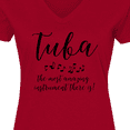 thumbnail image 4 of Inktastic Amazing Tuba Women's V-Neck T-Shirt, 4 of 5
