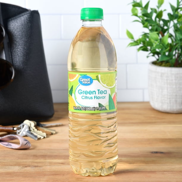 Green Tea Citrus 12pk | Bottled tea brands for ecommerce - Walmart
