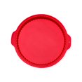 thumbnail image 4 of 4 piezas de moldes para hornear pizza de silicona con forma de onda redonda, hechos a mano, para galletas, pan, pizza, tarta, tostadas, molde fino para pasteles, herramienta de cocina, 4 of 7