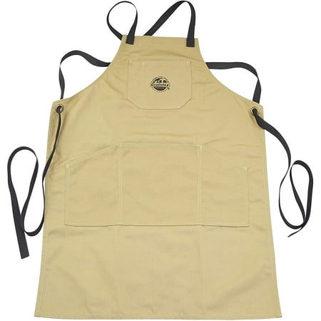 Graintex CA2283 5-Pocket Khaki Color Canvas Work Apron