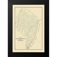 thumbnail image 2 of Hotchkiss 17x24 Black Modern Framed Museum Art Print Titled - Charlotte County Virginia - Hotchkiss 1860, 2 of 5