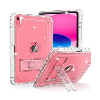 Dteck Shoulder Strap Case For IPad 10th Generation 10.9 Inch 2022,iPad 11- Inch (A16) 2025 Heavy Duty Rubber Case Butterfly Wings Kickstand With Pencil Holder Kids Girls Shockoroof Cover,Colorful/Green