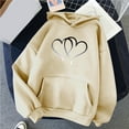 thumbnail image 3 of Patlollav Trendy Sweatshirts for Womens Oversized Hoodies Fall Fashion Long Sleeved Winter Clothes Hooded Sweatshirt, 3 of 6