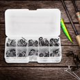 thumbnail image 4 of 80pcs Stainless Steel, Fishing Rod Guides Tips Eye  Fishing Rod Eyes 10 Sizes Line 0.40 Sea Pole Line Guide, 4 of 8