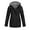 Black, variant on Lixiuxyad Jacket for Women And Winter Women's Windbreaker Checkered Hooded Three In One Two Piece Set Outdoor Mountaineering Suit Jacket And Windbreaker Black