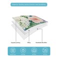 thumbnail image 4 of Quilt King Size Bedding Set, Elegant Flowers Reversible Summer Quilt 3 Pieces, Farmhouse Spring Floral Watercolor Lightweight Bedspreads Coverlets with 2 Pillow Shams for All Seasons, 4 of 5