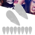 thumbnail image 1 of Vampire Fangs, Resin Reusable Halloween Fake Fangs Universal 10pcs  For Werewolves For Halloween Parties, 1 of 8