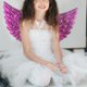 thumbnail image 5 of Alas de ángel para niños, mujeres, mariposas, hadas, para niños, niñas, cumpleaños, Halloween Rosa roja, 5 of 9