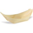 thumbnail image 2 of EcoQuality 1oz Mini Bamboo Boats, 2.3x1.9 Inch Disposable Serving Trays, Compostable Eco Friendly for Appetizers, Sushi, Sauces, Samples, Catering, BBQs, Parties (400), 2 of 2
