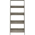 thumbnail image 6 of Sunny Lane Ladder Bookcase Display Shelf, 5-Tier, French Oak, 6 of 6