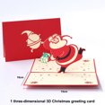 thumbnail image 2 of Herramienta para hornear galletas de fondant tridimensional con temática navideña con juego de sellos de émbolo, pan de jengibre para niño/niña, muñeco de nieve, Papá Noel, árbol de Navidad, reno,, 2 of 5