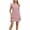 Pink, variant on Ashirexll Summer Dresses for Women Fashion Solid Color Sleeveless Round Neck Loose and Comfortable Pocket Midi Dresses