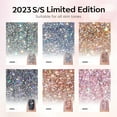 thumbnail image 4 of Modelones Glitter Gel Nail Polish Set, 6 Colors Sparkle Silver Gold Pink Gel Polish Kit, Chrome Platinum Soak Off Gel Nail Polish Set for Manicure Nail Art DIY Salon Home Gifts, 4 of 7