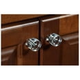 thumbnail image 4 of CKP #G-100 Elegance Collection 1-1/8 in. (29mm) Glass Knob, Clear with Polished Nickel Base, 4 of 4
