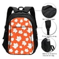 thumbnail image 3 of Pofeuu Bright Autumn Leaves Charm Print Storage Laptop Backpack with USB Charging Port[Water Resistant] College Computer Bookbag Fits, 3 of 7