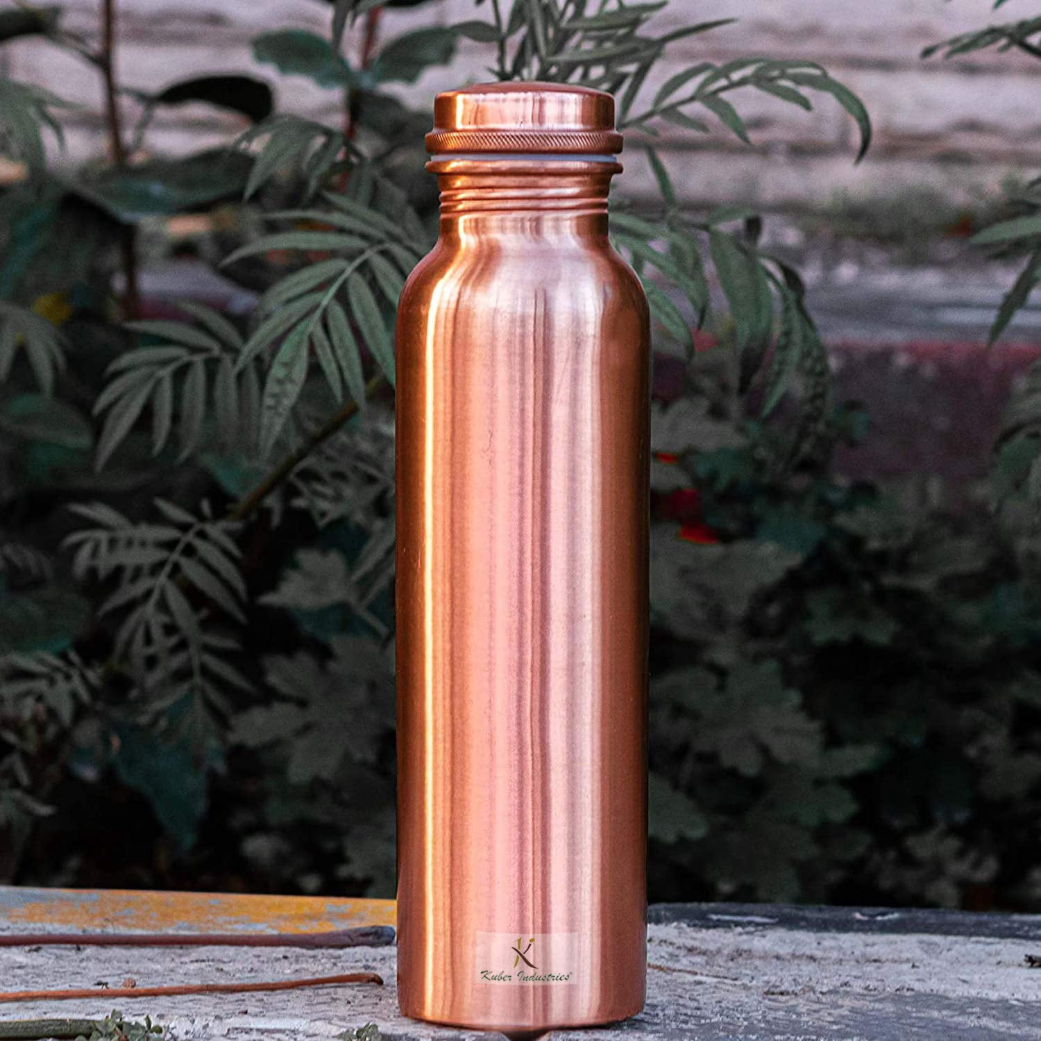 Copper Water Bottle (1 Litre - 1000ml) Original With Ayurvedic & Other Health Benefits | BPA Free | Heavy Quality Build | Non Toxic For Home, Office, Kids & Travel