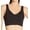 Black, variant on Women's Naomi & Nicole 7511 Wireless Longline Lounge Bra (Warm Beige M)