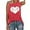 Red, variant on MOUSYA Baseball Tank Top Women Heart Print Baseball Tanks Cute Workout Graphic Casual Summer Sleeveless Shirt Vest Top, Red