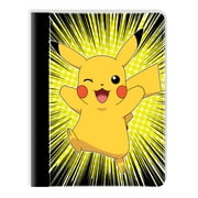 Pokémon Composition Writing Notebook, 9.75 in, 100 Sheets, Wide Ruled, Yellow