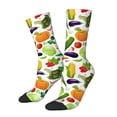 thumbnail image 1 of Balery Vegetables2 Calcetas Largas con Estampado para Hombre y Mujer – Suaves y Transpirables, Talla Única (US 5-11), 1 of 6
