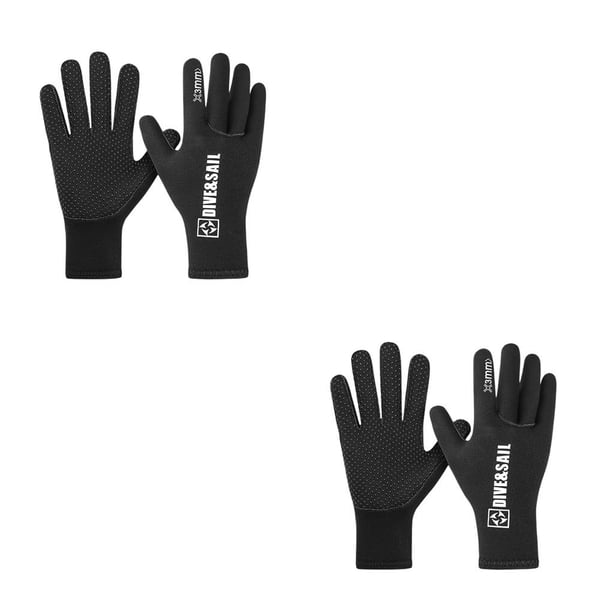 Guantes cálidos de natación Wosthever 3MM para hombre y mujer S 2piezas