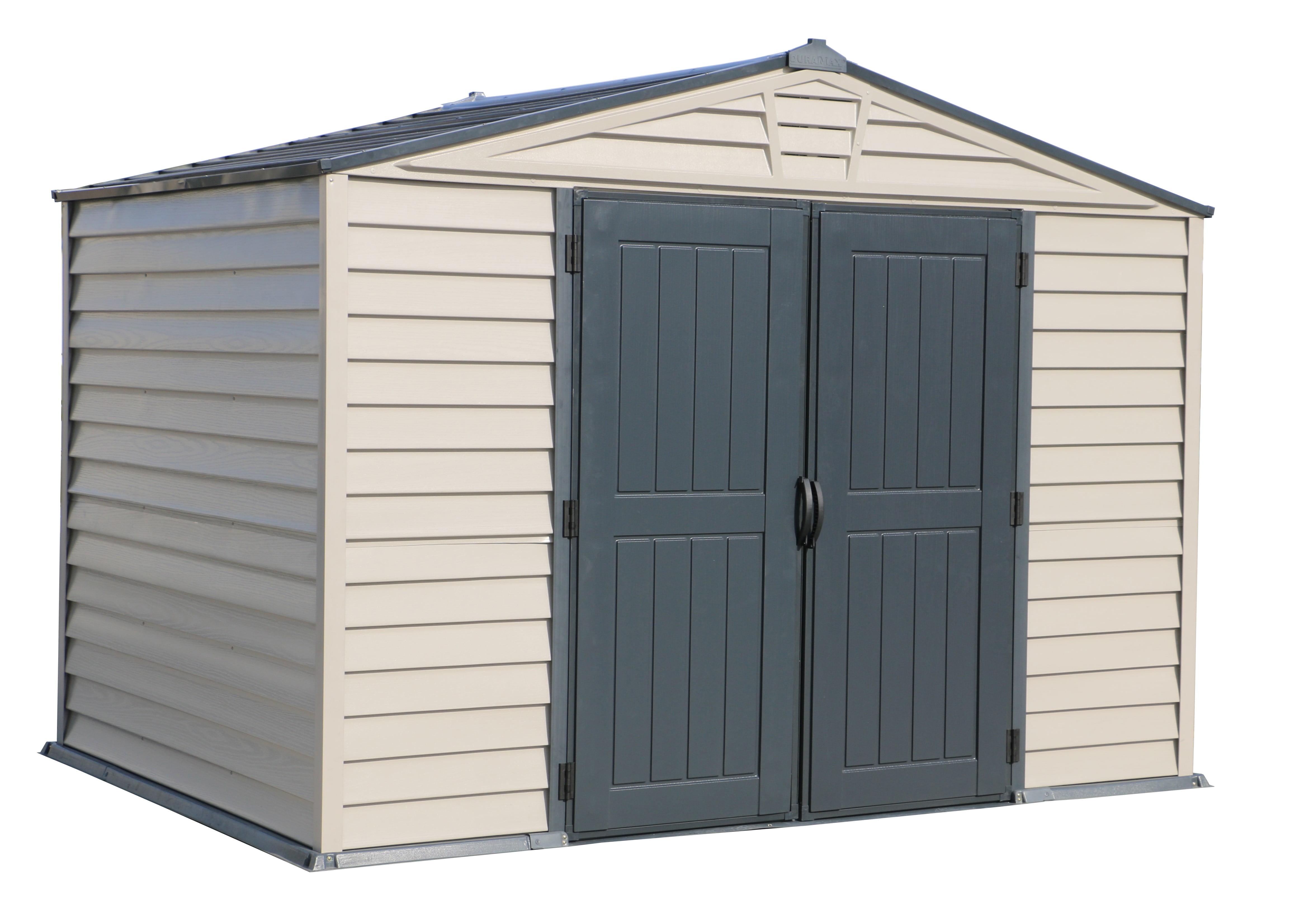DuraMax StoreMax Plus 10.5x8 Ft with Molded Floor Outdoor Storage Shed ...