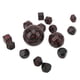 thumbnail image 5 of Juego de dados poliédricos de 15 piezas, dados de acrílico D3 a D100 para juegos de mesa, juegos de mesa, suministros para fiestas, palabras negras y rojas, 5 of 12