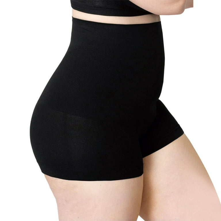 Women's High-Waist Seamless Body Shaper Briefs Tummy Control Panty Butt  Lifter Shapewear Slim Waist Trainer, Black