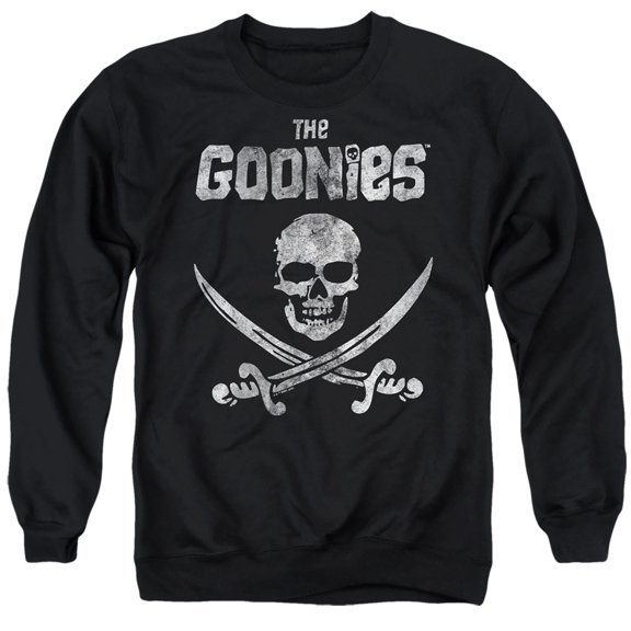 The Goonies Flag 1 Unisex Adult Crewneck Sweatshirt,Black, Small