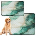thumbnail image 2 of Qxltty Gilt Green Pattern Cat litter Pads Pet Set of 3 Diaper Mats Center Anti-leakage Layer Absorbent Soft and Comfortable, 2 of 7