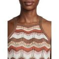 thumbnail image 5 of No Boundaries Juniors' Sleeveless Crochet Dress, 5 of 5