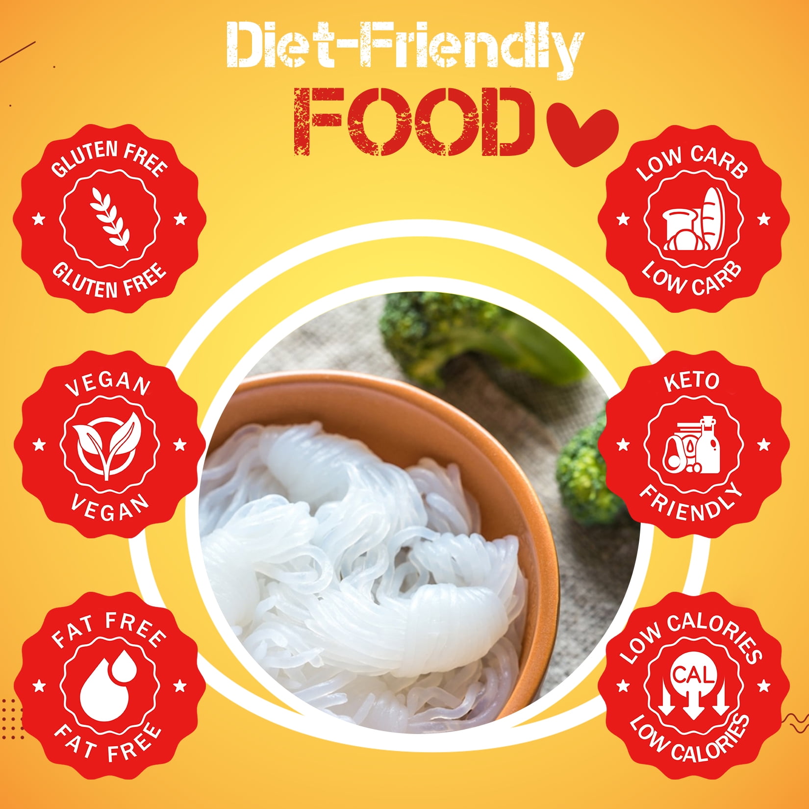 Buy Fusion Select Organic Konjac Noodles Shirataki Rice, Angel Hair