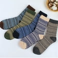 thumbnail image 4 of Ketyyh-chn99 Socks Womens Mens Large Socks Socks Autumn Winter Warm Thickened Socks (5 Pairs) Multicolor2, 4 of 5