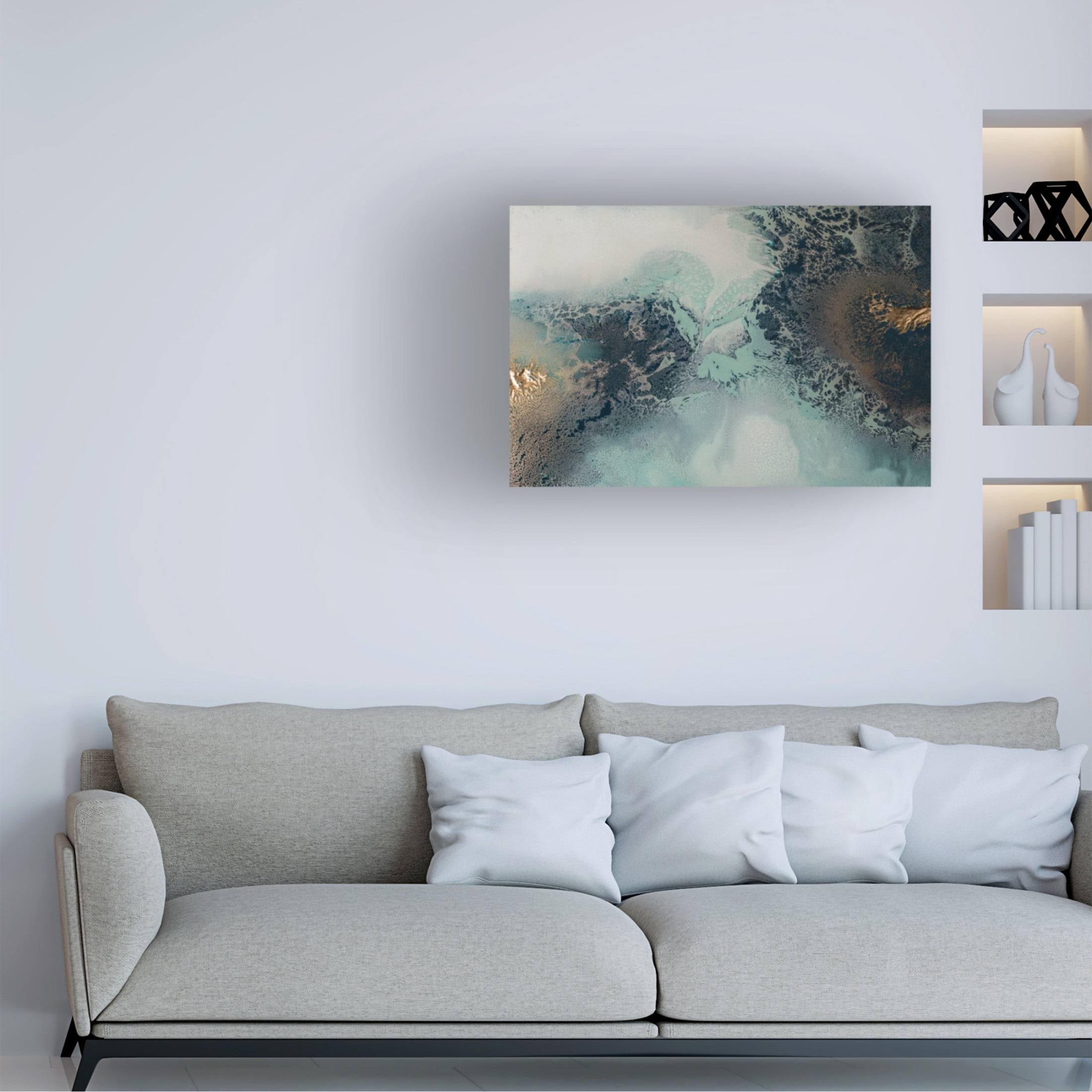 Canvas Wall Art - Petra Meikle de Vlas 'Transition' Wall Art for Living Room, Bedroom, or Office Décor by Trademark Fine Art - 47 x 30 Inches