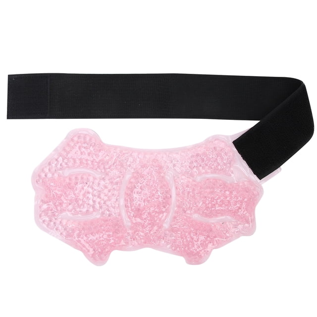 La bolsa de hielo flexible del alivio del dolor de la compresa caliente fría reutilizable del paquete de hielo del grano del gel para el hombro trasero KneePink