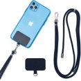 thumbnail image 1 of IBAOLEA Black Universal Cell Phone Lanyard with Adjustable Strap-Phone Lanyard for Around The Neck,Compatible with iPhone,Galaxy and All Smartphones-It is Multipurpose Can Be Used for Card and Key - -, 1 of 9