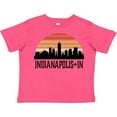 thumbnail image 3 of Inktastic Indianapolis Indiana Skyline Retro Boys or Girls Toddler T-Shirt, 3 of 5