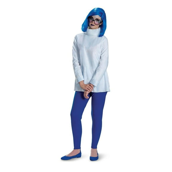 Disguise Disney Pixar Inside Out Sadness Deluxe Adult Costume | L (12-14) Female
