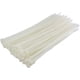 thumbnail image 2 of Bridas para cables plateadas, largas y resistentes, 370 mm x 4,8 mm, paquete de 100, cremallera de nailon de primera calidad, 2 of 5