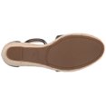 thumbnail image 4 of GUESS Women's HIDY Wedge Sandal, Medium Brown Logo Multi, 7.5, 4 of 4