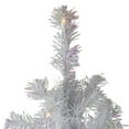 thumbnail image 3 of Northlight 4' Pre-lit White Iridescent Pine Artificial Christmas Tree - Clear Lights, 3 of 5