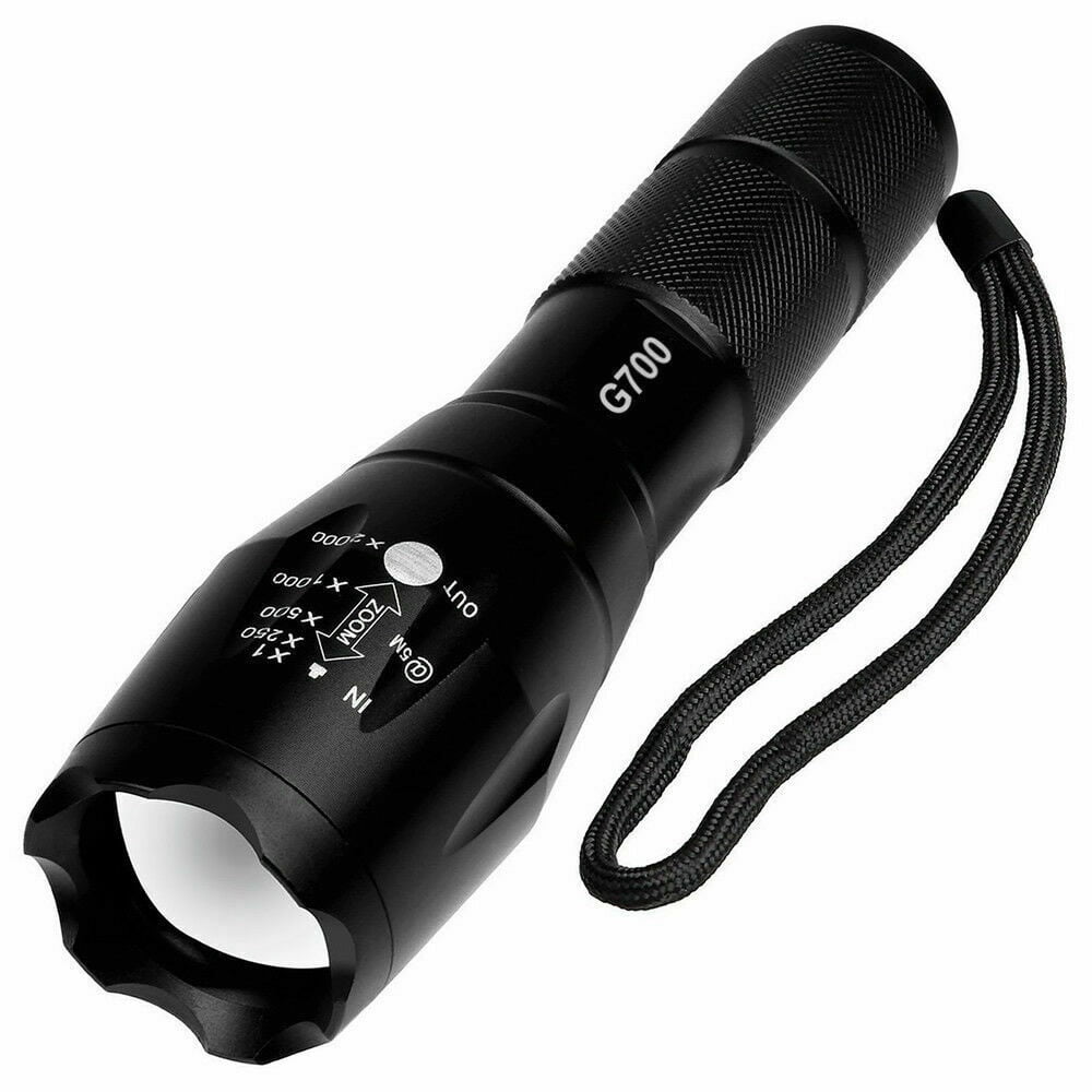 Super Bright Tactical Military LED Flashlight flash light 2000 Lumen 10000 LUX!