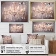 thumbnail image 5 of Designart "Chandelier peaceful Luster II" Chandelier Wall Art Print, 5 of 6